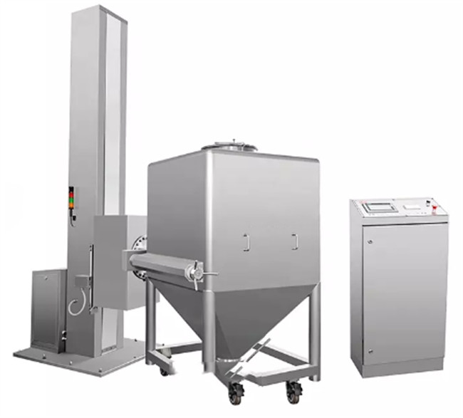 500LB IBC Bin Blender Industrial Bin Homogenizer 3-15 RPM Mixing Speed