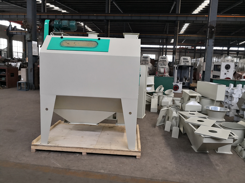 SCY80 Seed Grain Wheat Cleaning Machine With Fine Air Screen And Gravity Table