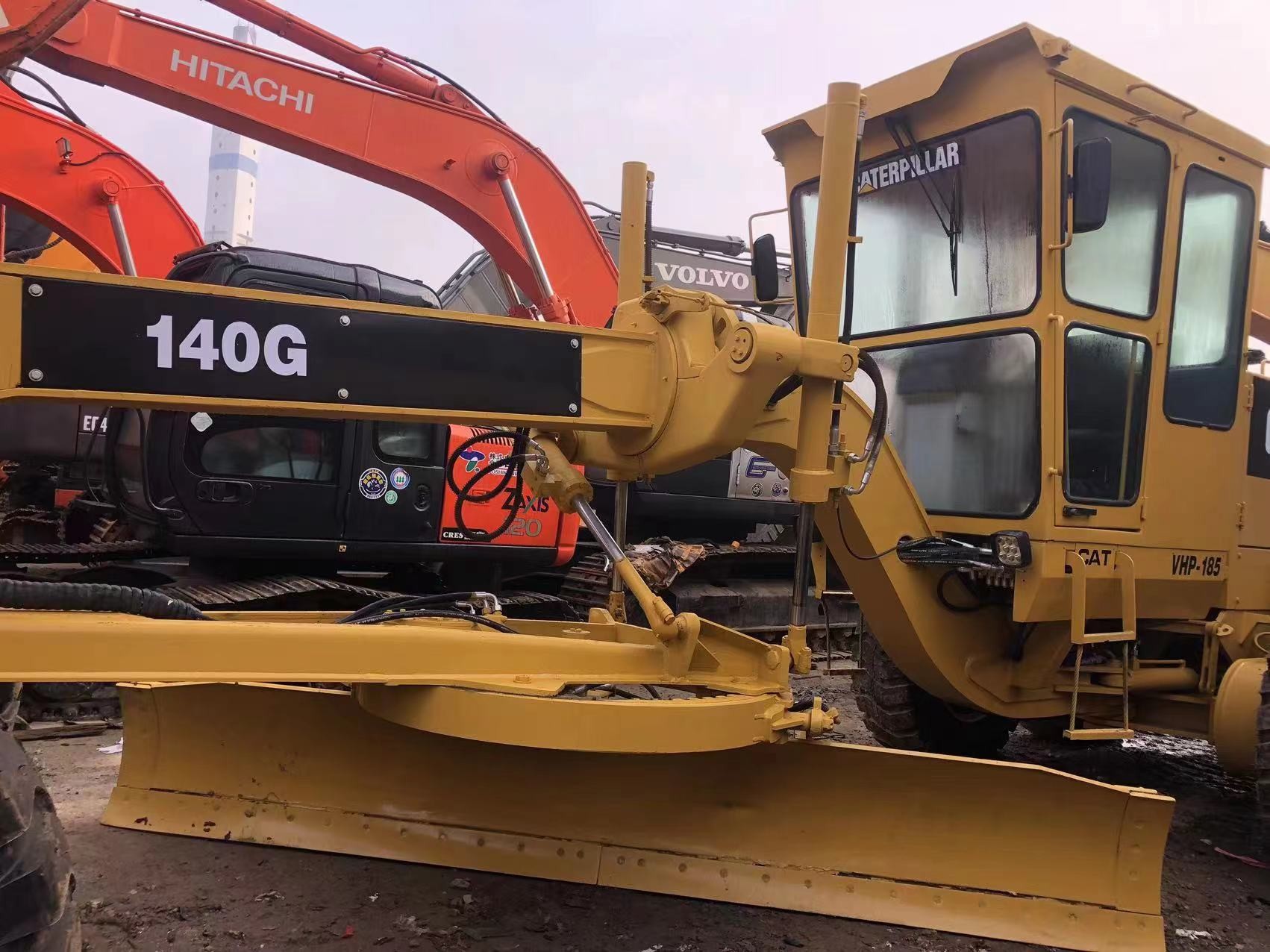 Hydraulic Power Used CAT 140G Grader With Excellent Performance