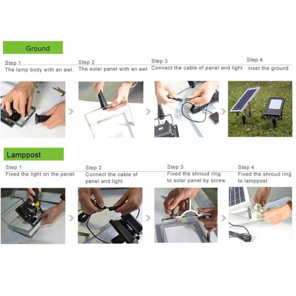 N500H 10 watt one led focus light solar power flood light led energy saving