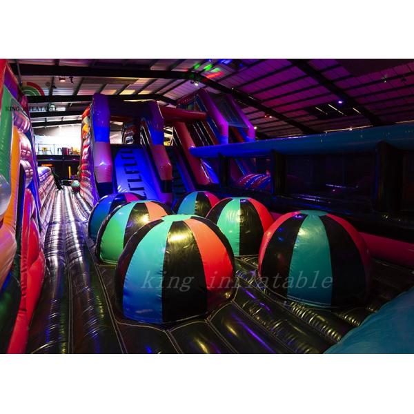 Customized Size Inflatable Amusement Park For Kids Anti - Ruptured