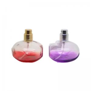Quality 100ml round apple perfume bottle with uv apple cap wholesale