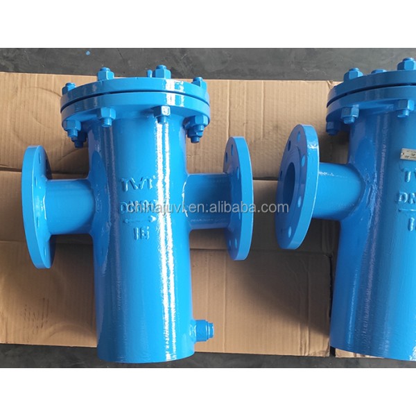 Marine Water Pipeline Flange Basket Strainer Filter JIS ANSI Ship Boat