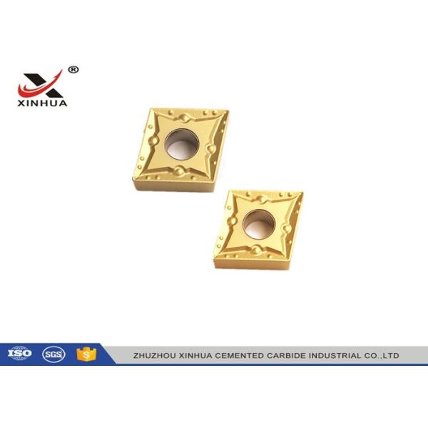 Rhombic ( C ) 80°Turning Machining Inserts CNMG120404 CNMG431 For Finishing Machining