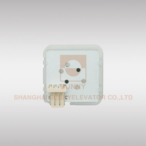 Elevator Parts Durable Plastic Push Button Light Without Braille 12VDC And 24VDC