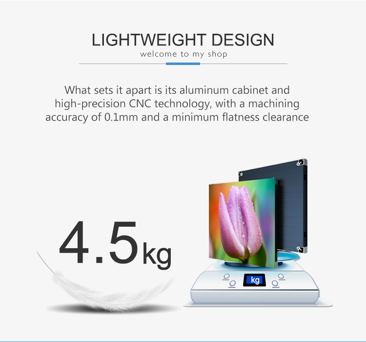 Indoor Wedding Indoor LED Display Screen Full Color 1.9mm Pixel Pitch