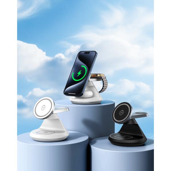 Gift Multifunctional Wireless Desktop Charger 3In1 With OEM/ODM Service