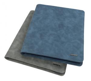 China Multipurpose Leather Binder Portfolio , Portable Zipped Conference Folder on sale