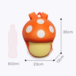 Custom Children School Backpacks Mushroom Design School Bag Hardshell Backpack