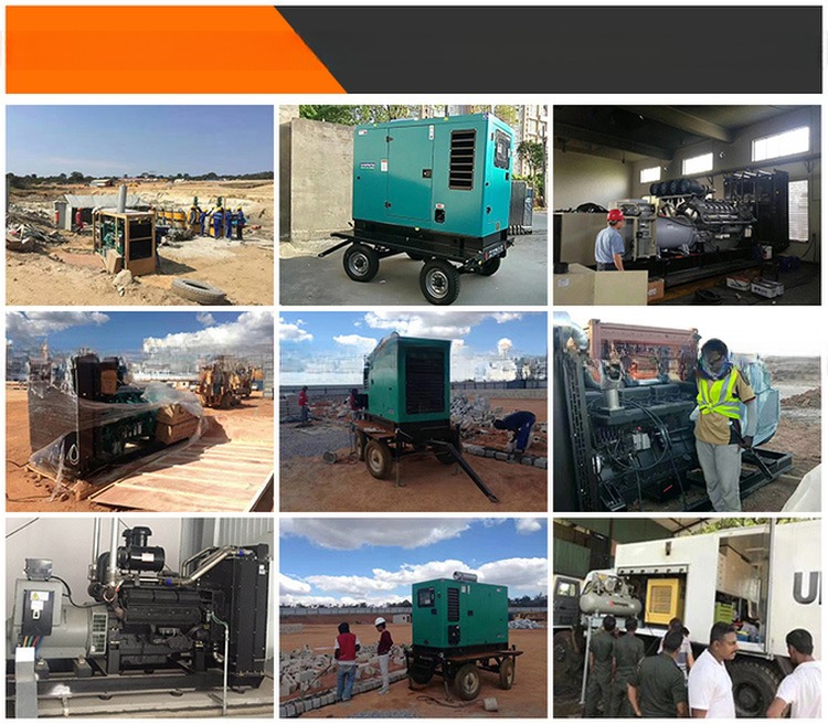 IP23 Protection Class 100kva Perkins Diesel Generator Set with Leroy Somer Alternator