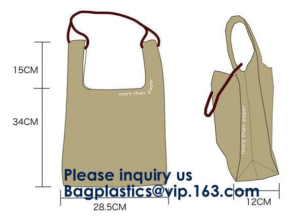 DuPont Paper Bags Shopping Bag,Custom LOGO Tyvek Washable Tearproof Paper Tote Shopping Bag, Bagease, Bagplastics, Pak