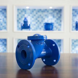 Quality Ductile Iron Water Ball Check Valve DN80 Dn100 Pn16 Check Valve Sewage wholesale