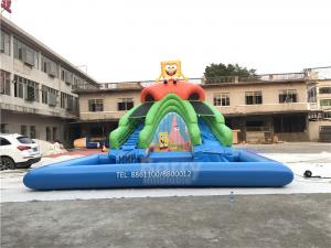 Quality Minions Inflatable Water Park , Open Pool Water Park Games For Adults wholesale