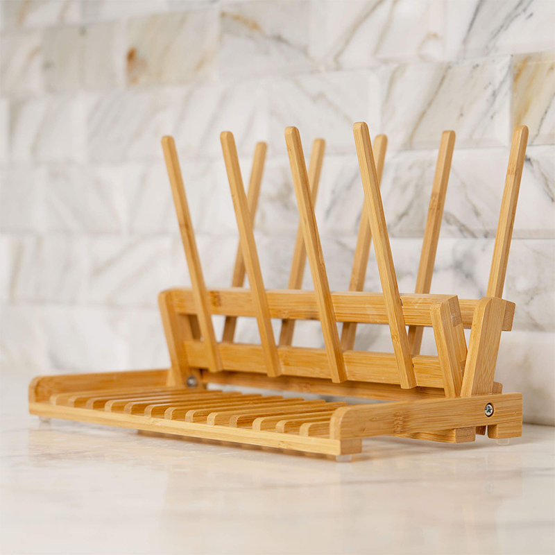 Customized Kitchen Tableware Rectangular Square Bamboo Serving Tray