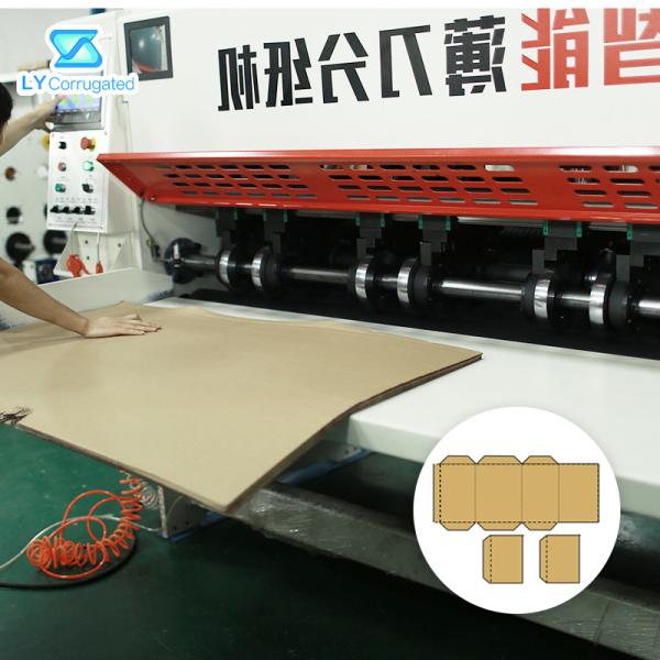 380V Cardboard Box Cutting Machine , 2500mm Thin Blade Rotary Machine