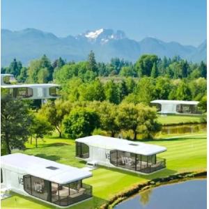 China Sound Insulation Modular Capsule House Anti Seismic Sleeping Pod Capsule For 2-4 Person on sale