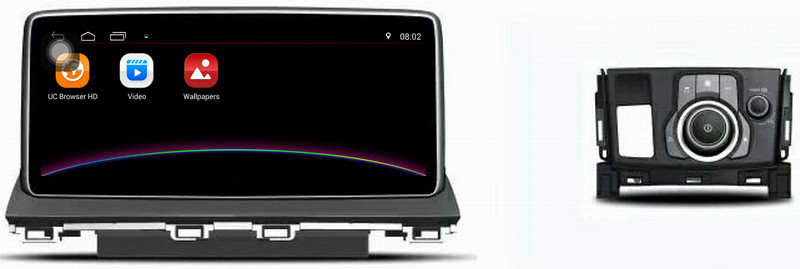 Ouchuangbo car radio player android 4.4 for Mazda CX-4 with gps navi 3g wifi SWC dual zone capacitance multiple