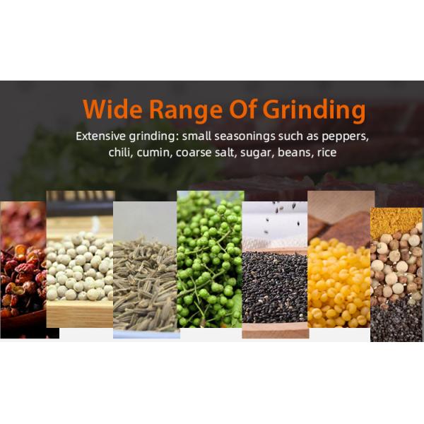 Food Grade 50 ml 80 ml Plastic Shaker Bottle Pet Packing Plastic Spice Jars Grinder Mill Set for Kitchen