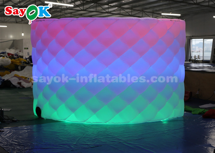 Inflatable Photo Studio Attractive Inflatable LED Photo Booth Backdrop Wall With Remote Control