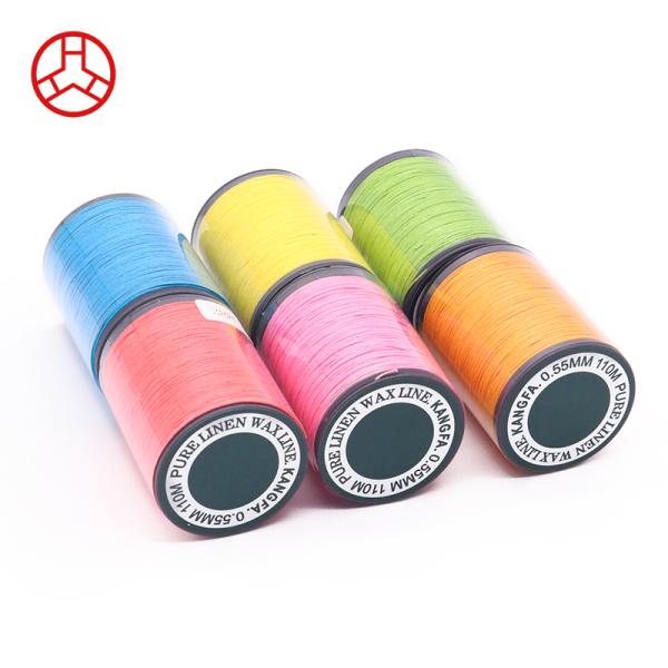 0.5mm Gutermann Linen Round Waxed Glaces Thread Spun Yarn Type for Eco-Friendly