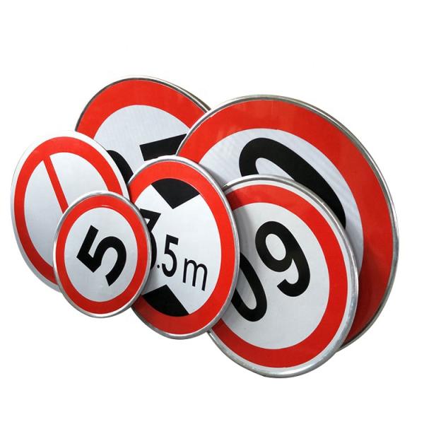 Aluminum Triangle Mandatory Regulatory Signs Road Safety OEM