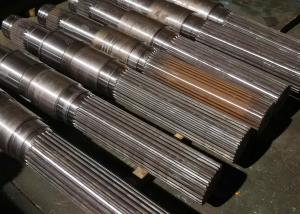 China Forged 42CrMo Steel Spline Gear Shaft Spline Hobbing Main Drive Shaft on sale