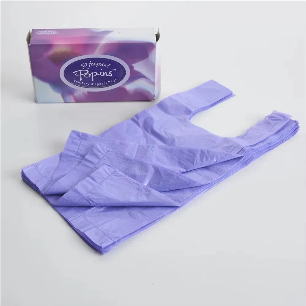 Factory Price Customized Eco-Friendly Baby Diaper Bags Scented Leak-Resistant Disposable Bags for Baby Diaper Disposal