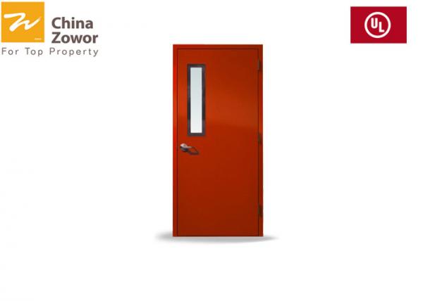 Cheap Gal. Steel Fire Rated Exterior Pair Door For Apartment/ Steel Insulated Fire Door/ 1 Hour Fire Rating for sale