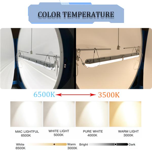 Slim Dimmable Led Batten Lights 140lm/W Intellgent Control