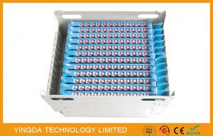 China 144 Core FC SC LC ST Connector ODF Fiber Optic Patch Panels Unit Cassette Fully Load on sale