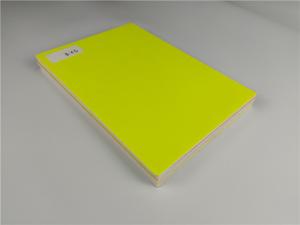 Quality No Blistering Yellow PS Foam Board Printable For Making Signs wholesale