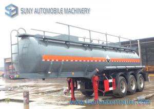 Quality 3 Axle Sulphuric Acid 18000L Fuel Tanker Semi Trailer 9980*2490*3800mm wholesale