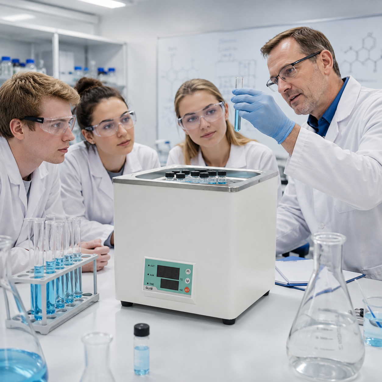 Cenlee Laboratory Sample Heating Precise Digital Control 1-Well Ambient to 100C 300W Constant Temperature Water Bath