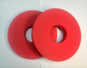Quality Red Large size and high quality damping silicone circular Ring wholesale