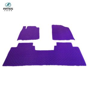 China 5d  Purple Personalized Car Mats Disposable Non Skid 12 Colors For Car Decor on sale