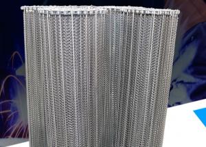 China Low Temperature Resistant Frozen Seafood Wire Conveyor Belt on sale