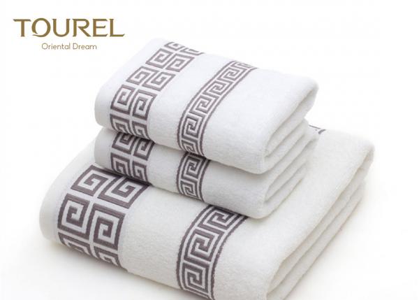 Cheap Zero Twist Terry Spa Bath Towels / Airplane Hotel Bathroom Towels for sale