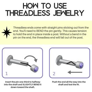 5mm Silver Titanium Belly Button Jewelry 14G Titanium Navel