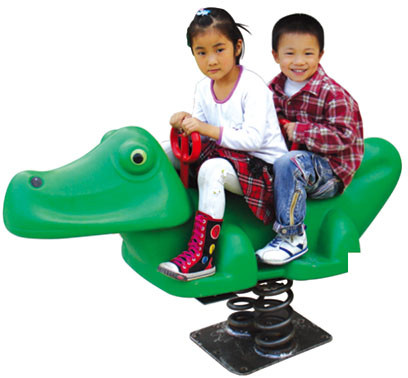 eco-friendly plastic spring rider elephant rocking horse for kids