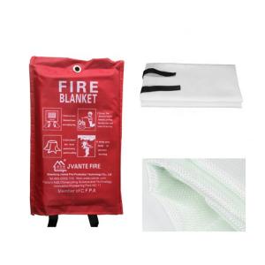 Quality Glass Fiber Fire Blanket Extinguisher Heat Resistant Temperature 550-700℃ wholesale