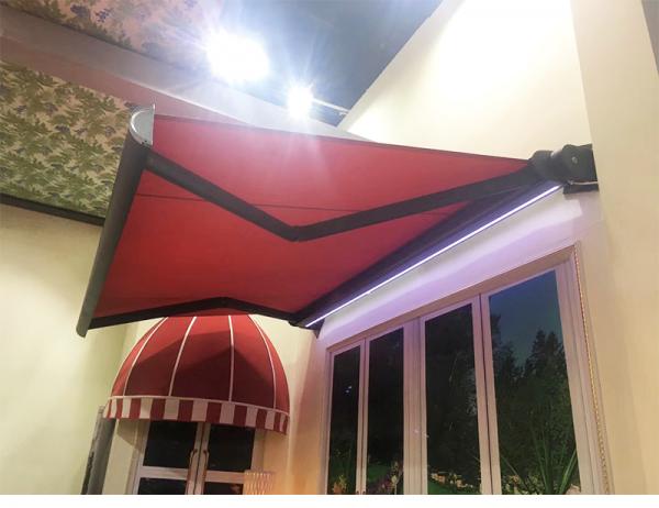 Heavy duty open retractable commercial awning aluminum outdoor awning full card style
