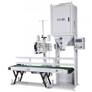 China Electric Driven Semi Automatic Rice Packaging Machine with Doy Pack Grain Packing Feature on sale