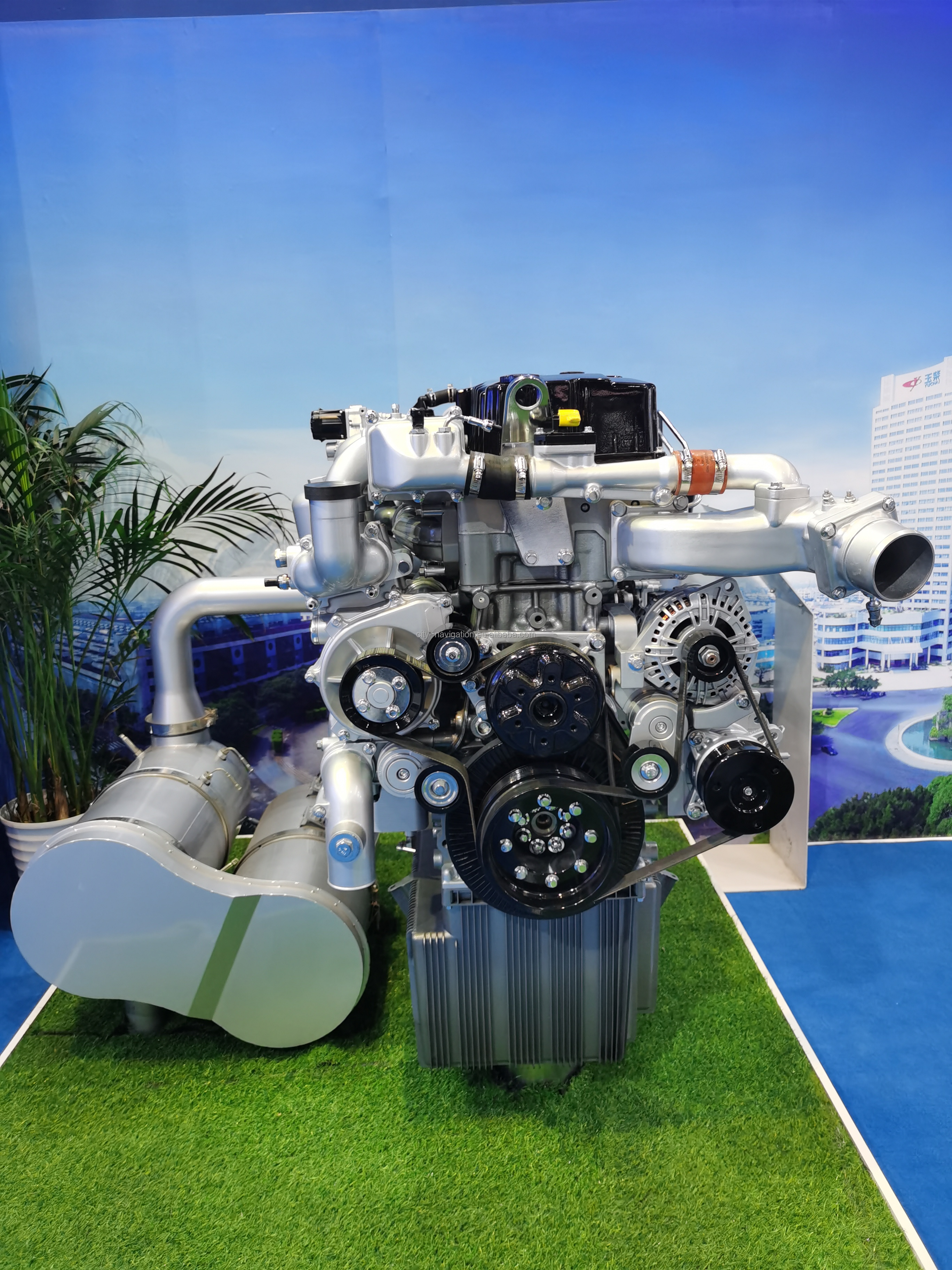 Yuchai YCK09-60 294KW 1900RPM 6 Cylinder Marine Engine for Boat Requirement