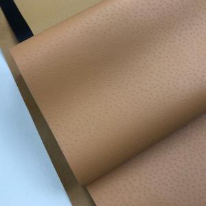 China 0.5mm Breathable Polyurethane PU Leather For Shoes Pinhole Pigskin Pattern on sale