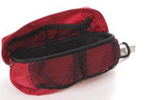 Mesh Lining Red Zippered Medical Doctor Bag Tote Bag