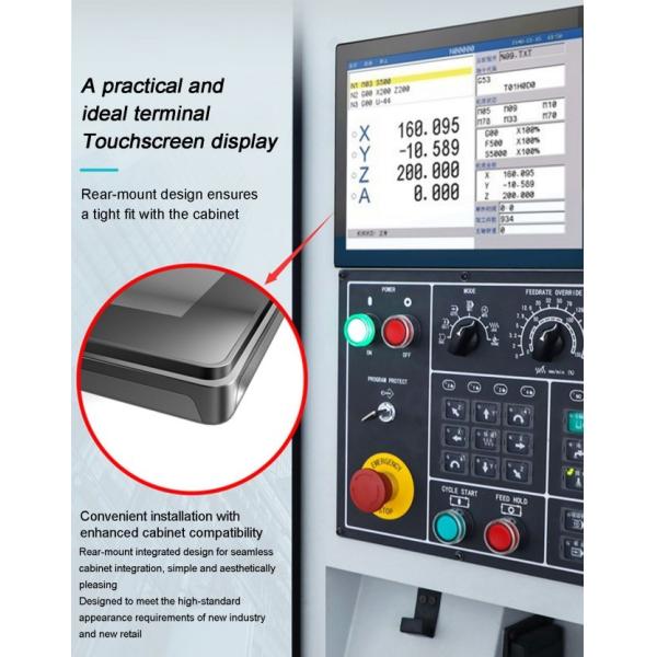 15.6-inch Industrial Monitors Fanless Embedded Panel Pc I3 I5 I7 RS232 RS485 GPIO Touch Screen All in One Panel PC