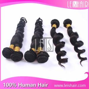 Quality large stock virgin indian loose wave hair wholesale