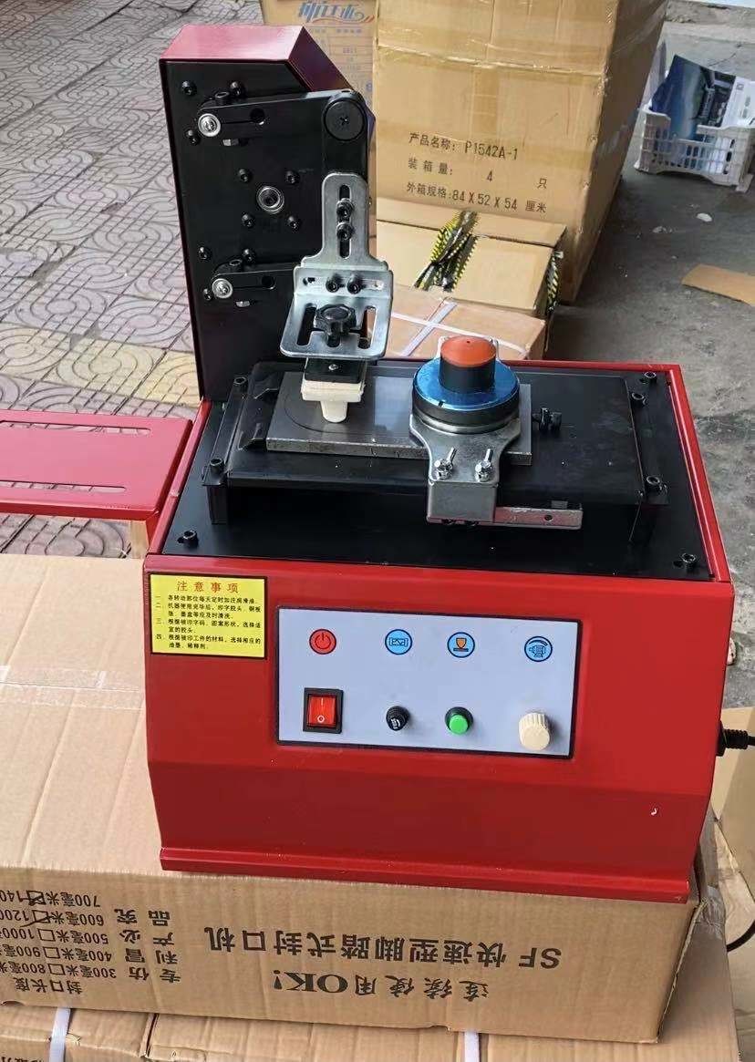 Desktop Ink Pad Date Code Printer For Bottle Metal Carton Box TDY-300