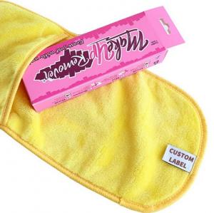 China Magic Polyester Microfiber Towel Makeup Remover Private Label Deeply Cleaning on sale