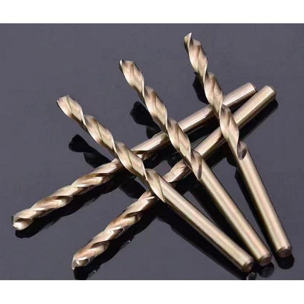 Various Size Fully Ground HSS Cobalt 5% M35 straight shank twist drill bit, Stainless Steel M35 HSS Cobalt Drill Bit